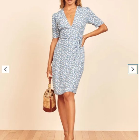 Reformation Laurent Mini wrap dress - Picture 2 of 14